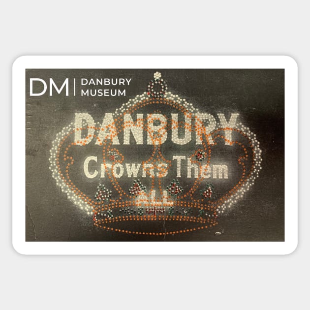 Danbury Crown Sticker by Danbury Museum